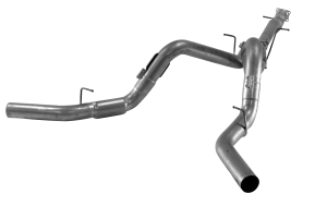 FLO PRO SS761 Dual Stainless 4" Cat Back | 11-15 Duramax 6.6L LML