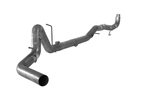 FLO PRO SS864NM Stainless 4" Downpipe Back | 11-15 Duramax LML